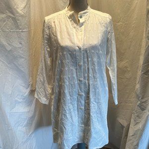 Pure DKNY eyelet tunic